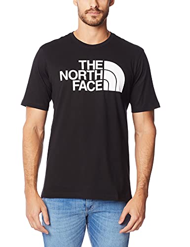Camiseta manga curta Camiseta S/S Half Dome, THE NORTH FACE, Masculino, Preto, G
