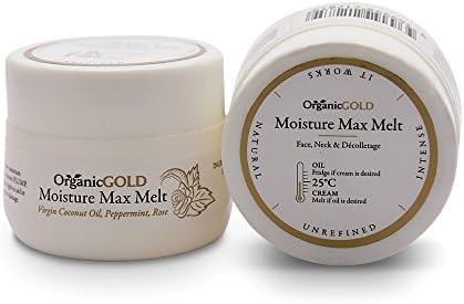 Anti Aging Daily Facial Moisturizer for Women & Men - Day & Night Cream - Dry, Sensitive Skin, Uneven Tone, Age Spots - Face, Neck - Natural & Organic Moisturizing Coconut, Rose, Peppermint Oil