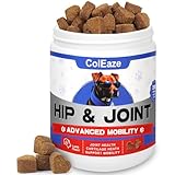 Glucosamine for Dogs Soft Chews 200 Count - Hip & Joint Support Supplement, MSM & Turmeric for Joint Pain Relief & Mobility Care - All Life Stages Puppy to Senior Dogs - Lamb Flavor