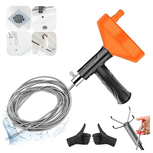 33 Ft Plumbing Snake Drain Clog Remover