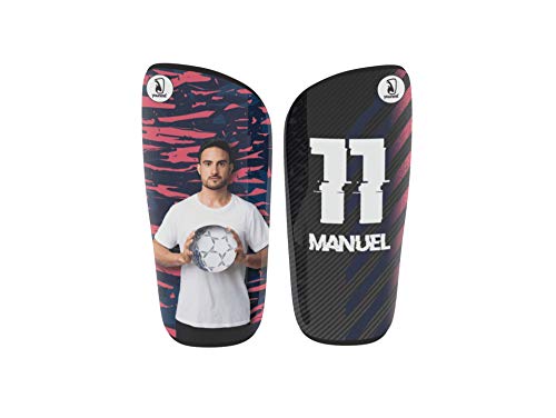 Younext Espinilleras Personalizadas para fútbol con tu Foto, Nombre y número - Camuflaje más sujeta espinilleras Cover