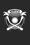  Vinyl: 6x9 Vinyl Record  blank with numbers paper  notebook  notes