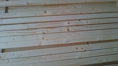 Zaunlatten Tuga – Holztech naturbelassenes Holz, 10 Stück B/C