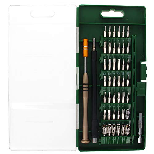 Utoolmart Precision Screwdriver Set Professional Electronics Repair Tool with Extension Shaft Magnetic Driver Kit For iPhone/PC/Game Console 45 With 1 Screwdriver Batch Head Set Sleeve