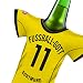 myfanshirt DEFK chłodziarka do piwa dla fanów TEST DUMMY FUSSBALL-GOTT chłodziarka do butelek z neoprenu