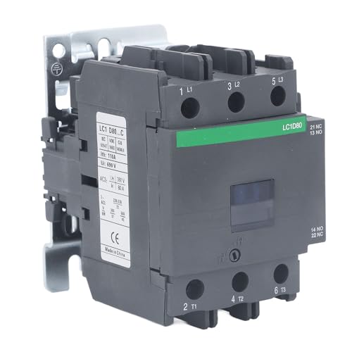 Contacteur AC 80A 380V avec bobine 220V pour système électrique robuste