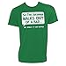 Produktbild TLine Herren Humor Irishman Walks Out of A Bar T-Shirt - Grün - Klein