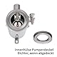 aleawol Schwengelpumpe Handwasserpumpe Wasserpumpe Handpumpe Edelstahl, Manuell Energiesparend Handkurbel Wasserpumpe 10m Tiefe Handbrunnenpumpe für Haus, Hausgarten, Yard, Garten