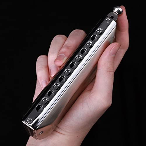 MEIeynt Harmonica Chromatique C, 12 Trous 48 Tune Orgue à Bouche Harmonica Chromatique Clé De C pour Adultes… - Les Beatles, Paul McCartney, John Lennon, RIngo Starr, George Harrison MEIeynt Harmonica Chromatique C, 12 Trous 48 Tune Orgue à Bouche Harmonica Chromatique Clé De C pour Adultes… – Image 5