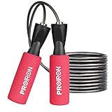 ✅ 【Cuerda de saltar ajustable】 Diseñado con un cable de 2,8 metros de largo, según su altura, la longitud se puede ajustar fácilmente para adaptarse a todos los niveles de habilidad. Esta comba profesional es perfecta para adultos y niños de menos de 1,8 m.