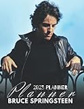 Bruce Springsteen Calendar 2023: Bruce Springsteen Monthy Weekly Daily Planner 2023, Perfect Bruce Springsteen Planner Calendar 2023 With Large Note ... & Events & Goals & To Do List...