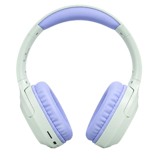 Image of PunnkFunnk BeatXtra Lite Premium Wireless Bluetooth Headphones V5.3, Over Ear Stereo Headset with Built-in Microphone, 40mm Drivers, AUX Mode, Comfortable Cushions, Up to 250 Hours Standby (Blue)