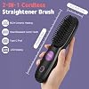 Go Brush Pro, Plancha de Pelo Inalámbrica Mejorada 2026 | Portátil, Tipo C, Carga Rápida, Calentamiento MCH, 3 Ajustes de Temperatura, Cuidado Iónico y de Cerámica, Herramienta de Peinado de Viaje (Negro) 4
