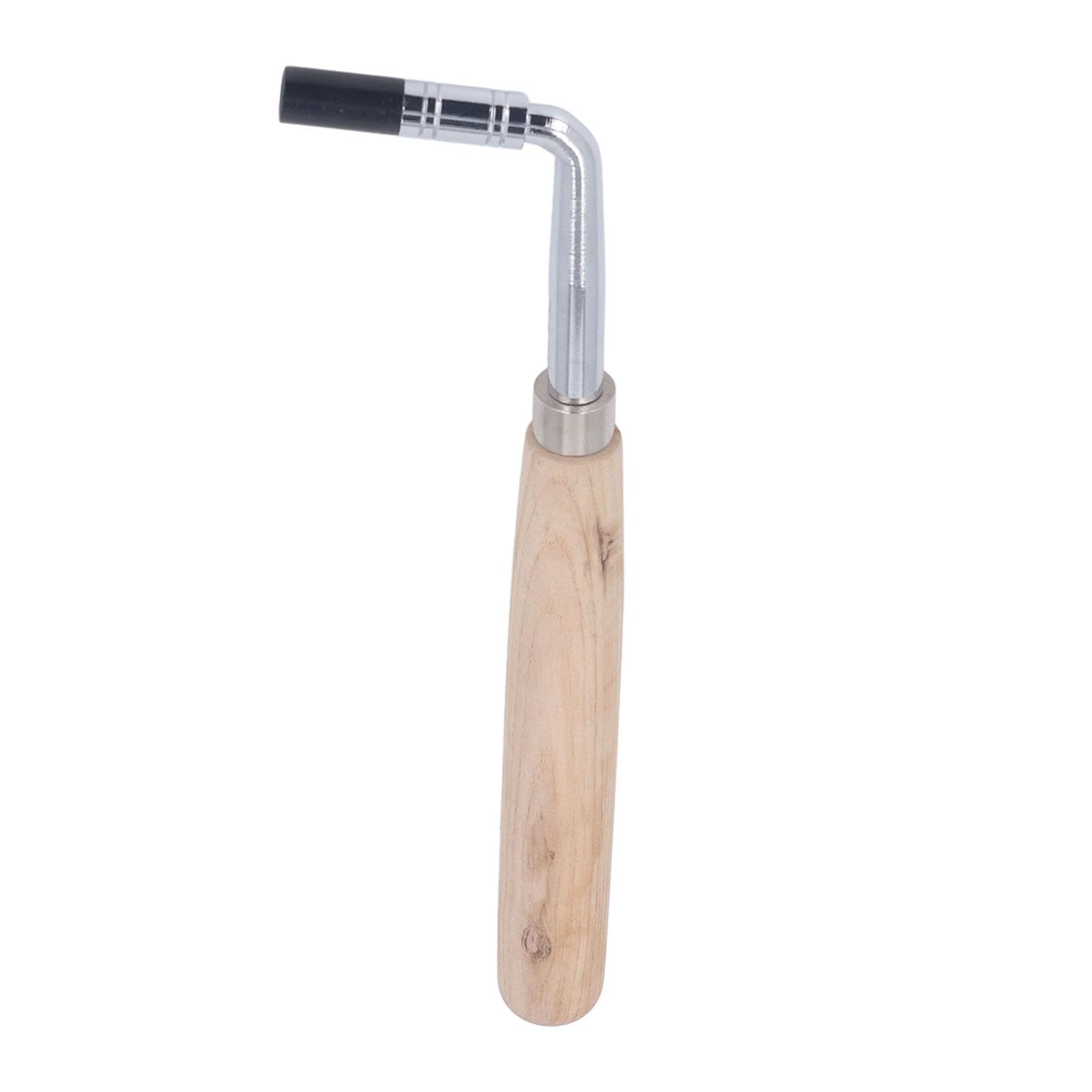 Afinador de piano en forma de L, llave para afinar piano, martillo afinador en forma de L, llave de afinación con mango de madera para reparación de instrumentos de cuerda,