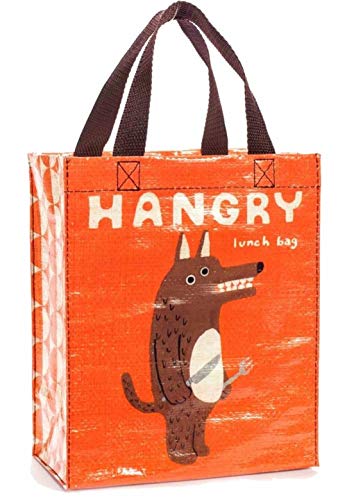 Blue-Q-Handy-Tote-Hangry-Reusable-lunch-bag-little-tote-gift-bag-sturdy-and-easy-to-clean-made-from-95-recycled-material-10h-x-85w-x-45d