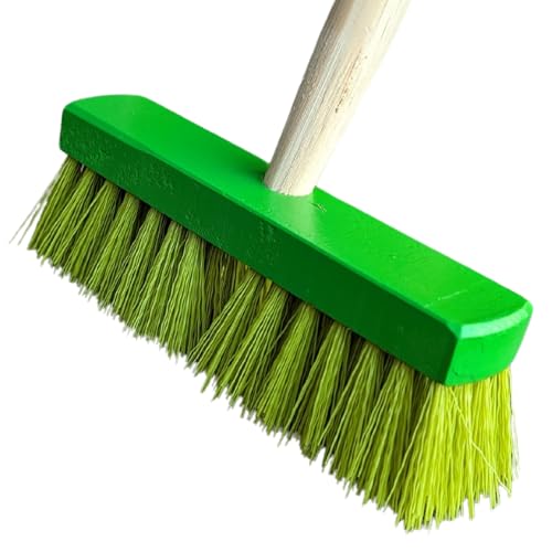 Land-Haus-Shop Kinderbesen Gartenbesen Holz Kinder Besen stabil mit Holzstiel Haushalt Garten Terasse Kinder Gartengerät Spielzeug Strassenbesen (Grün-Grün) Land-Haus-Shop Kinderbesen Gartenbesen Holz Kinder Besen stabil mit Holzstiel Haushalt Garten Terasse Kinder Gartengerät Spielzeug Strassenbesen (Grün-Grün)