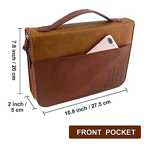 Etui de transport pour Bible marron pour protéger vos pages