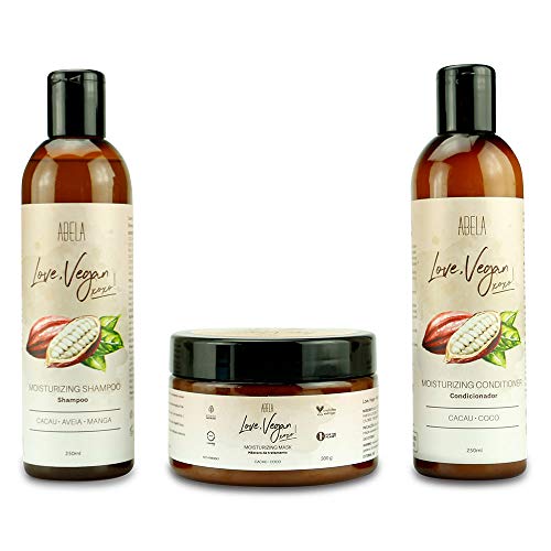 Trio Linha Love, Vegan Cacau Abela Cosmetics