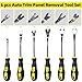 KJE 6-Piece Auto Trim Removal Tool Set with Soft Grip Handles | Car Trim Removal Tool Kit for Interior Panel and Clip Fastener Removal with Storage Bag