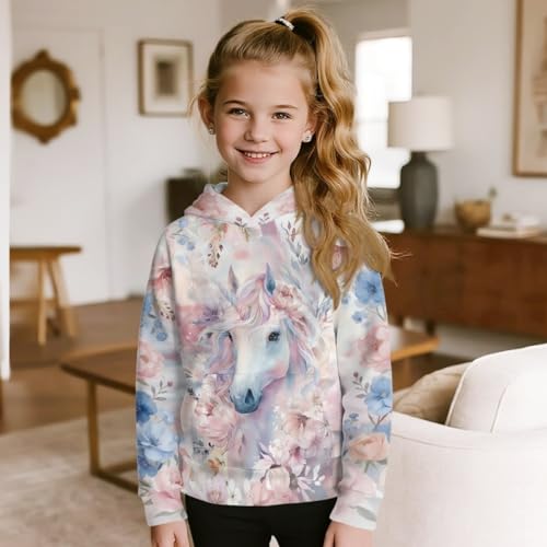 Image of GLUDEAR Teen Boys Girls Novelty Animal Galaxy Hoodies Sweatshirts Pullover