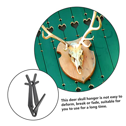 NOLITOY 12Pçs Gancho De Caveira De Veado Rack De Exibição De Caveira Cabide De Caveira De Montagem N