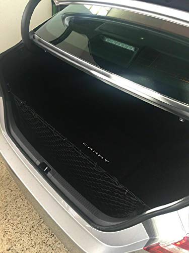 EACCESSORIES EA Rear Trunk Organizer Cargo Net for TOYOTA CAMRY 2018-2025 – Envelope Style Cargo Net for Sedan - Premium Mesh Car Trunk Organizer Vehicle Carrier Storage – Compatible with TOYOTA CAMRY