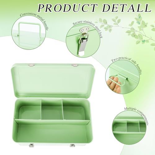 Seed Storage Box , Metal Seed Organizer Saving Box, Seeds Packet Container - Image 3