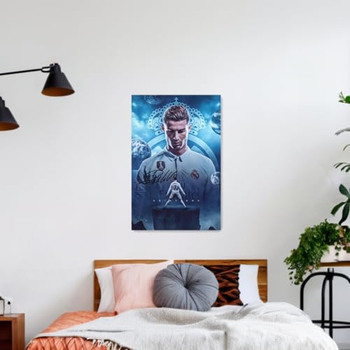 Generisch Fußballstar-Poster,Fußballstars Kunstdruck – Künstlerische Leinwand-Wanddekoration 40x60 cm(ohne Rahmen) (C)