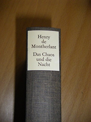 Chaos and Night. [German] 346200266X Book Cover