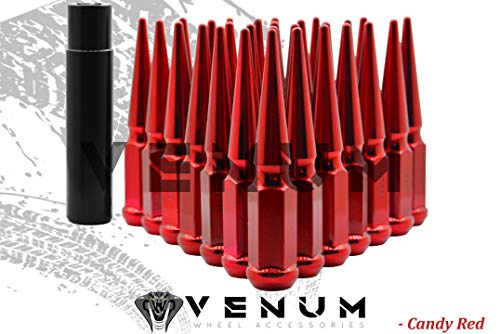 Venum wheel accessories 32 Pc Powder Coated Blood Red Spike