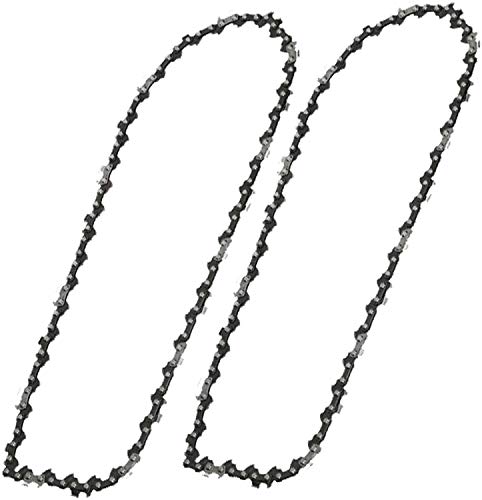 SPARES2GO Chainsaw Chain 45 Drive Link 30cm 12" compatible with Ryobi OCS1830 RCS36 RCS36B Li Saw (Pack of 2)