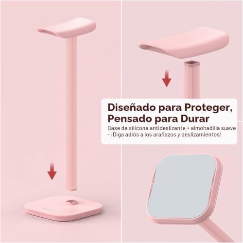 Miniatura 3 de Doenci Soporte Para Auriculares, Soporte Para Todos Los Auriculares Bluetooth, Soporte Universal Para Auriculares Con Base Pesada Tubo De Aluminio, Soporte Para Auriculares Gaming, Accesorios De