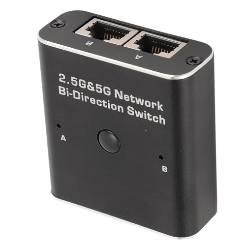 Commutateur réseau RJ45 1000 Mbps | Répartiteur Ethernet bidirectionnel 2,5G 5G Gigabit