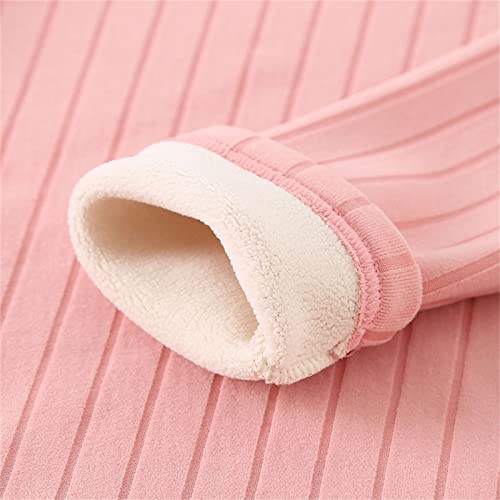 CsgrFagr Camisetas infantis infantis para meninos com nervuras sólida primavera inverno manga longa