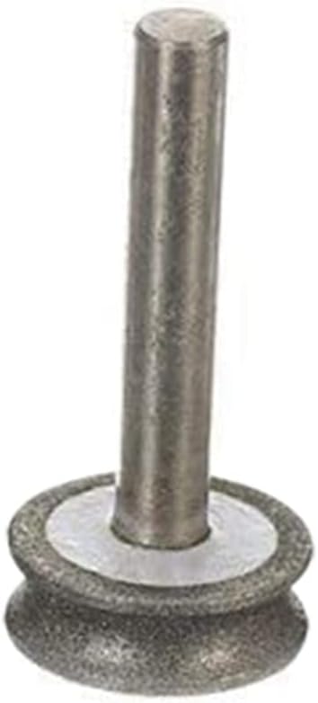 ZALINA Diamond Grinding Wheel Polishing Rounded Edges and Curved Surfaces for Glass Airplane Straight Edge Chamfer 6mm Shank 1pc (Color : 5mm)