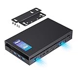 Powerful AI Agent Performance: Equipped with Core i5-12450H (8C/12T, 2.0-4.4GHz), this MeLE Overclock X5 mini PC offers stable multi-threaded computing, perfectly supporting local AI agent deployment (Ollama/LM Studio). Its 4P+4E architecture and DL ...