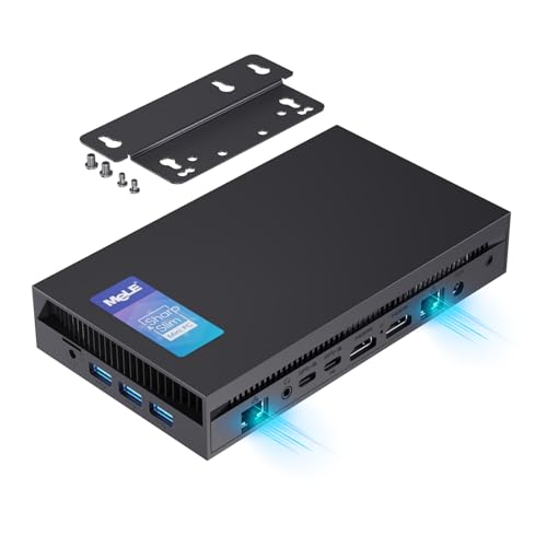 Image of MeLE Overclock X5 i5-12450H (8C /12T, 2-4.4GHz) Mini PC 32GB DDR4 1TB SSD | Support 2x HDMI + 2x USB-C 4K Quad Display, 1G + 2.5G Dual LAN, 2.4 /5GHz WiFi BT5.2, Support Win11 /10 & Linux, Unlocked BIOS