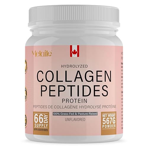 Peptides collagène hydrolysé 567g bœuf nourri herbe Canada