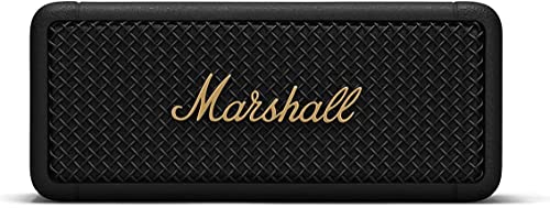 Marshalls Emberton Portable Bluetooth Speaker - Black & Brass