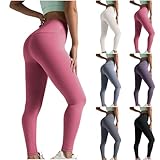 High Waisted Leggings for Women Ladies Seamless Gym Ruched Scrunch Bums Activewear Squat Proof Buttery Soft Sports Yoga Pants Lightweight Breathable Elastic Hiking Yoga Trouses Black - Image 1