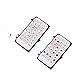 BodyJ4You 72PCS Crystal Stud Earrings Lot 36 Pairs Flexible Bioflex Ear Piercing Gift Set