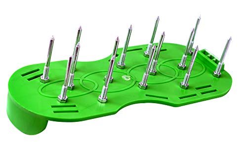 6.8 CM Spikes - Lawn Aerator Spike Shoes with Heavy Duty Metal Buckles, 4 Adjustable Straps and Sharper Spikes for Effective Soil Aeration for Greener Yard, 6.8 CM ( About 2.7 inch ) Spikes