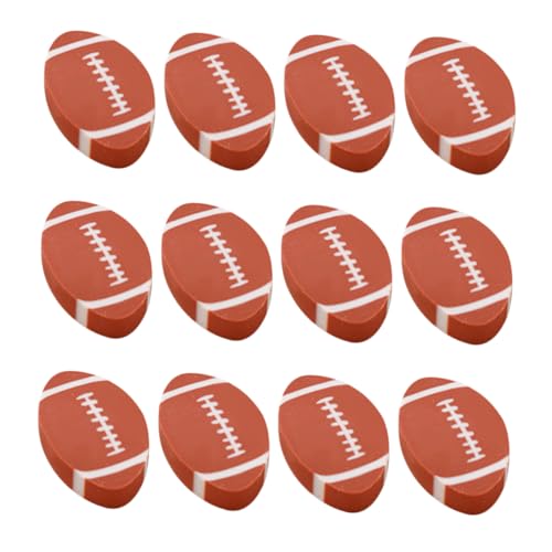 Housoutil 100 Piezas Borrador De Futbol Borrador Decorativo De Estudiante Gomas De Borrar Estudiante Escribiendo Borrador Bosquejo De Borrador Brown