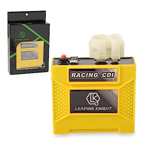 GY6 6 Pin AC CDI Box,High Performance Racing Part,Digital Adjustable 9 Ignition Curves for GY6 50cc 125cc 150cc 250cc Scooter Moped ATV Bike Motorcycle Parts