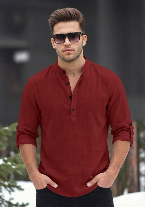 Image of Men Short Kurta