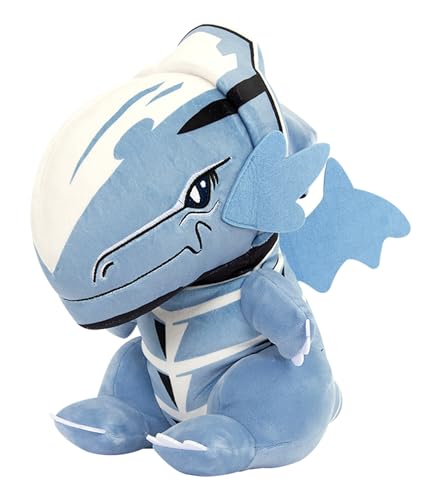 Mega Blue Eyes White Dragon peluche 38 cm déco chambre gamer Yu-Gi-Oh authentique