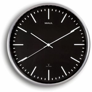 Preisvergleich Produktbild Maul Wanduhr Maulfly 30cm schwarz