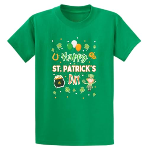 Second Ave Baby/Children's St Patrick's Day Irish Celebration Green T-Shirt T Shirt