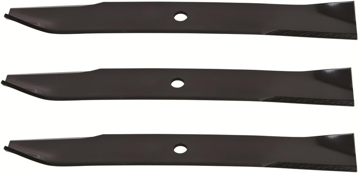 Oregon 60 Inch Lawn Mower Blades, Mower Blades for 60" Deck, 20-1/2" Length, Direct Replacement for Ariens, BadBoy, Dixie Chopper Models and More & Fits Bad Boy ZT, CZT, Maverick & Pup (3 Pack)