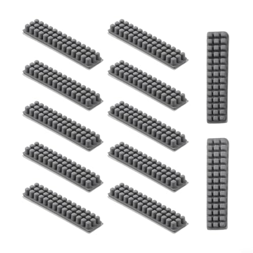Silicone Nozzle Brush for A1, Cleaning Tool with Heat Resistant & Wear Resistant Design, Nozzle Maintenance Brush, 12PCS Grey
